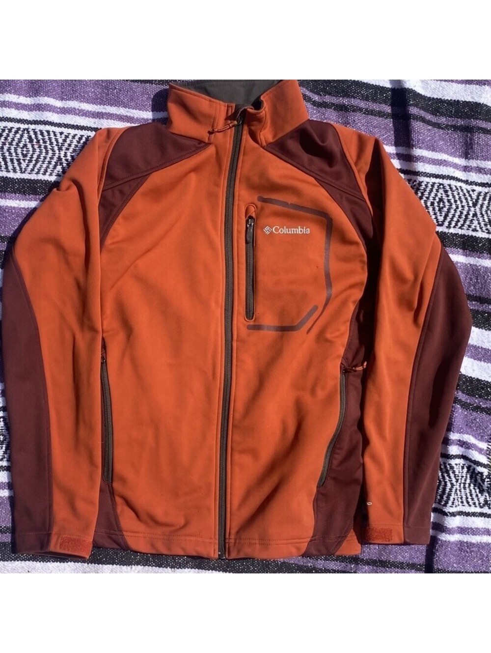 Columbia Men’s "Omni-Heat Wind Block" Softshell Jacket Size L Men’s